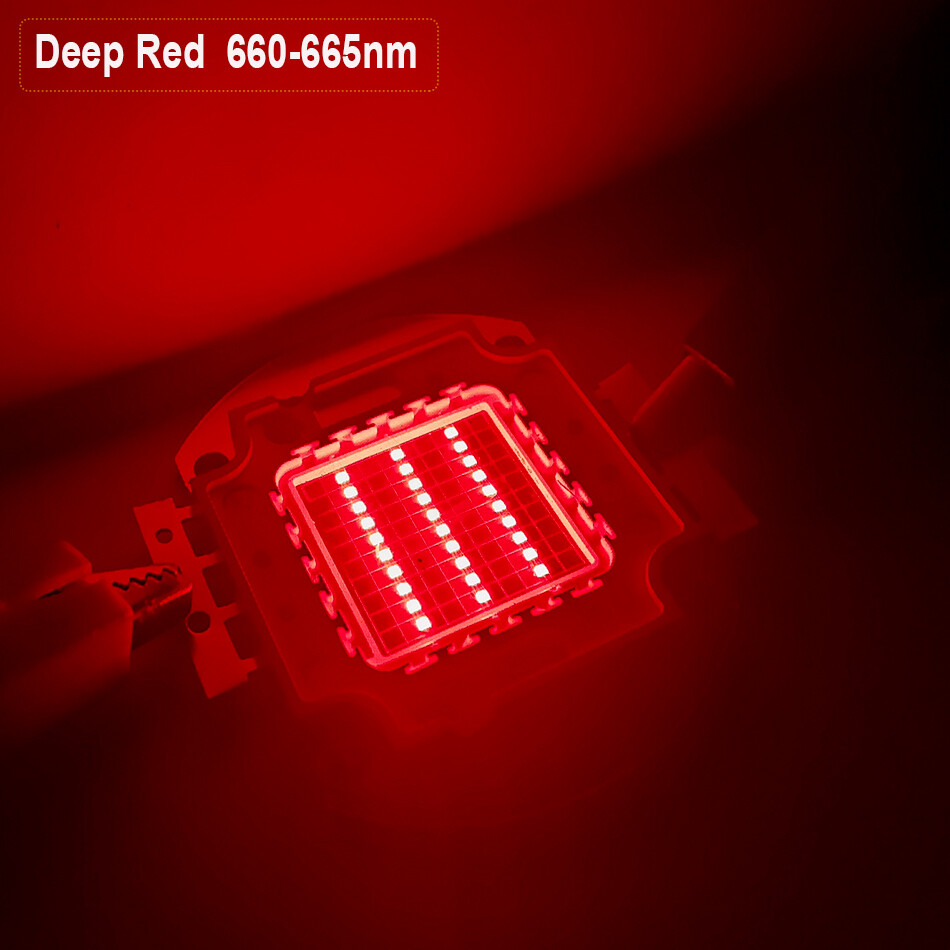 Red 620nm 660nm color High Power LED Bead 3W 10W 50W 100W Light Emitting Diode