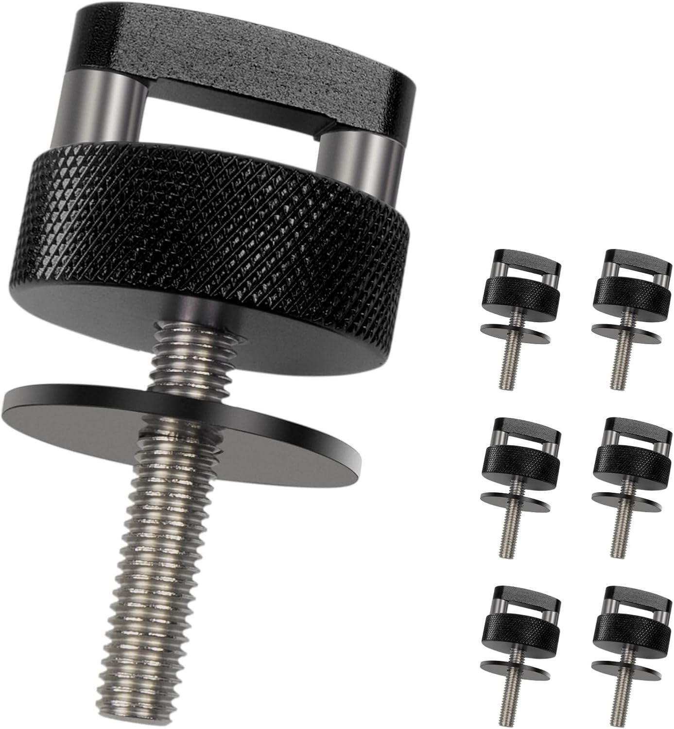 6 Hard Top Quick Removal Fastener Thumb Screws for Wrangler JK JL Gladiator JT
