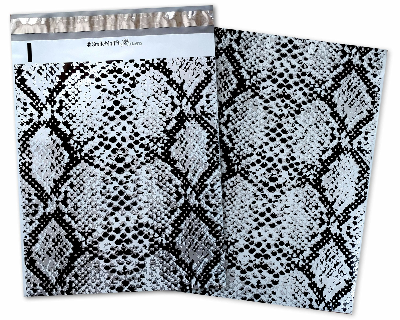Snakeskin Poly Mailers, 10×13″ Shipping Mailers, Self Seal, Custom Mail bags