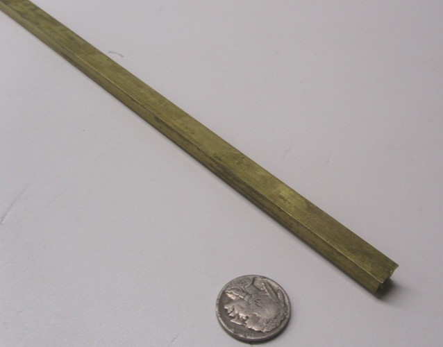 360 Brass Flat Bar 1/4″ Thick x 3/8″ Wide x 60.0″ Length