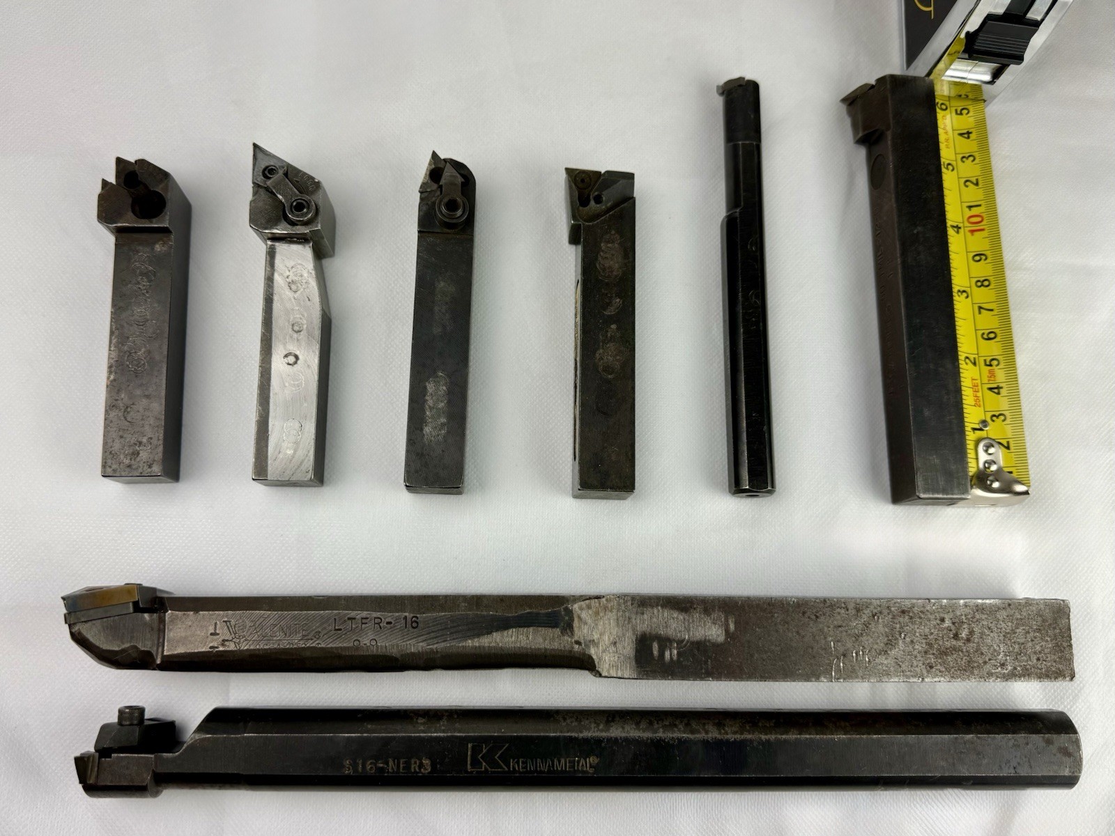 Kennametal Valenite Lathe Tool Holder Boring Bar Lot S16-NER3 LTFR-16 8pc⁠