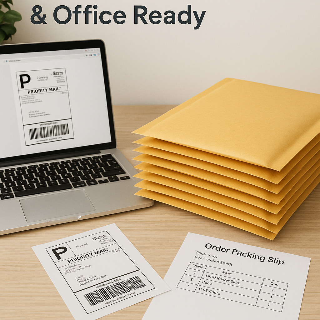All Sizes Kraft Bubble Mailers – Padded Envelopes #000 to #7 (10–1000 Pack)