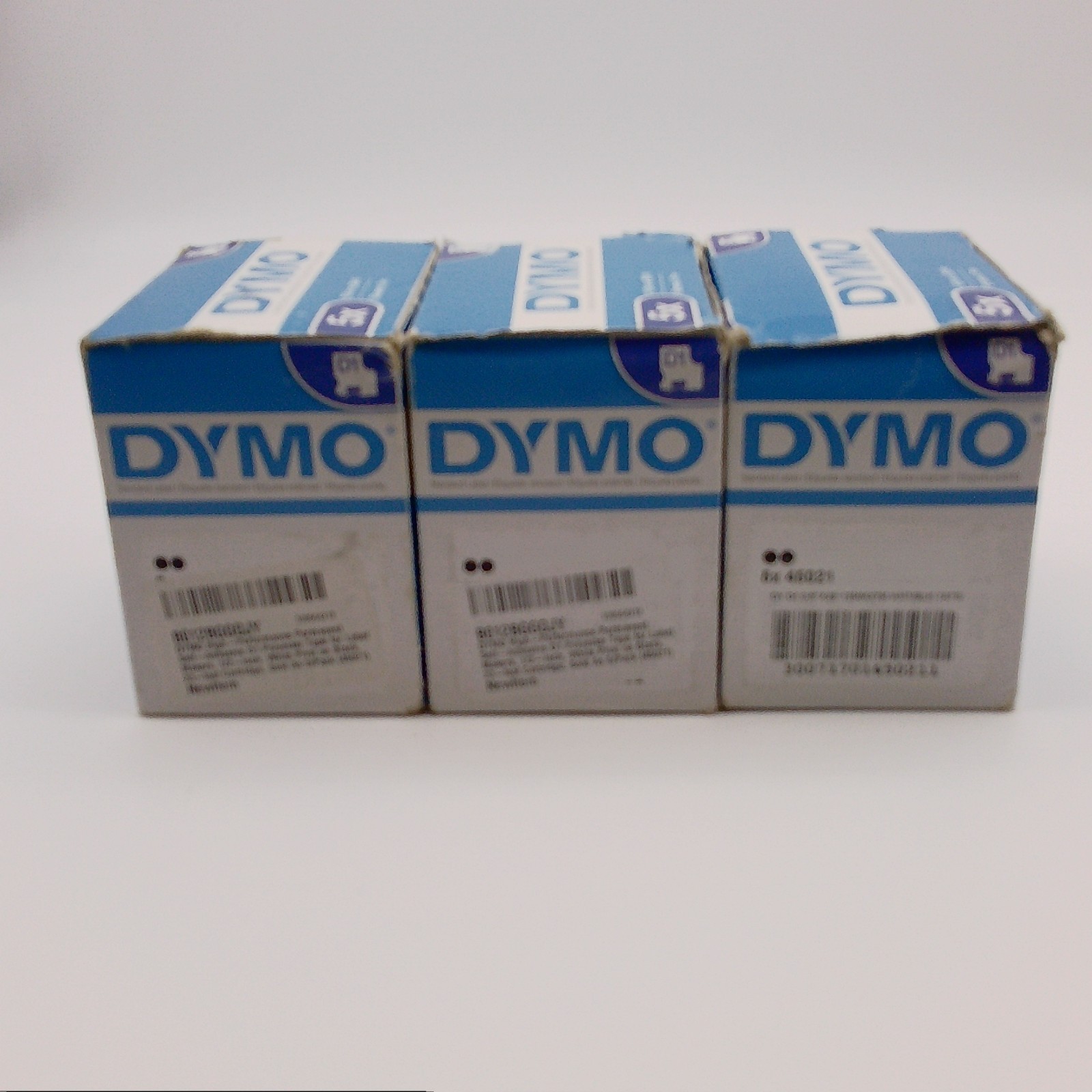 15 PK Genuine DYMO D1 45021 Label Tape White on Black 1/2″ x 23′ 12mm x 7 m