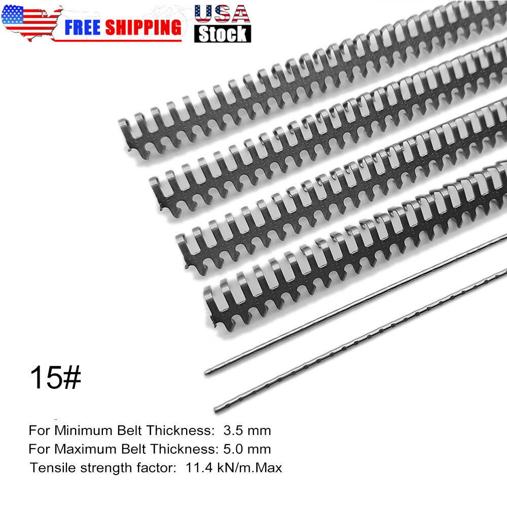 12″ Wire Hooks Belt Fasteners 12-Pack High Tensile wire Stainless Belt Lacing