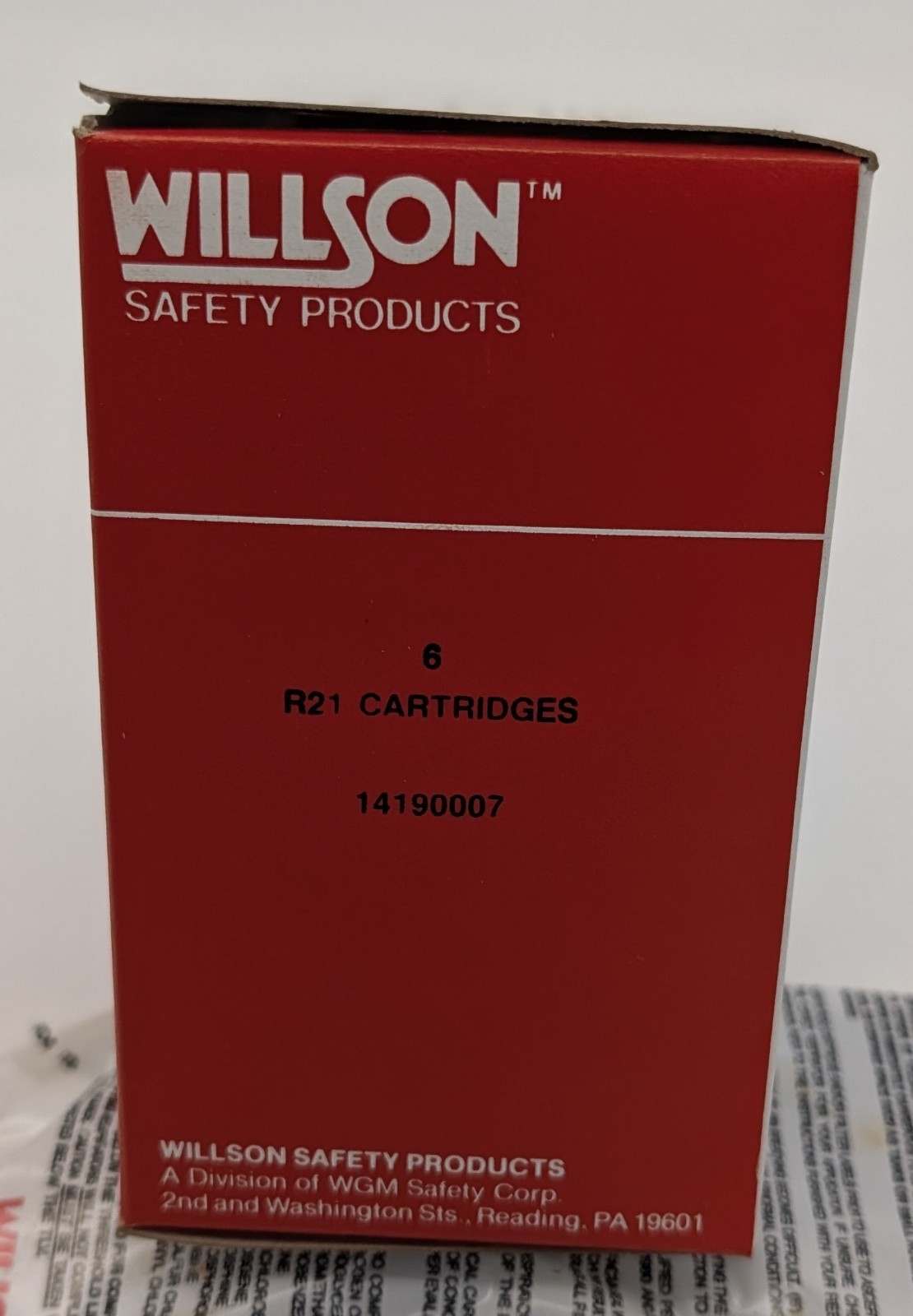 3 Pair of 2 WILLSON R21 OEM Chemical Organic Vapors Cartridge Respirator Filters