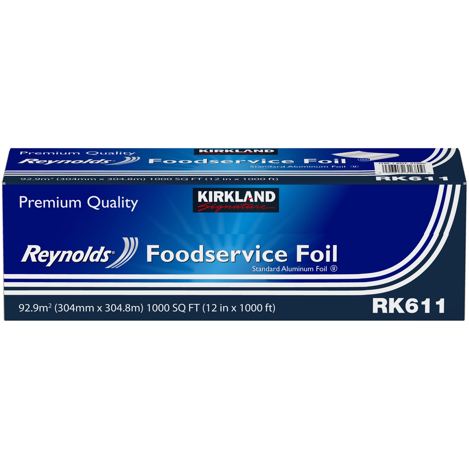 KIRKLAND SIGNATURE STANDARD FOIL 12″ X 1000′ 1 ROLL