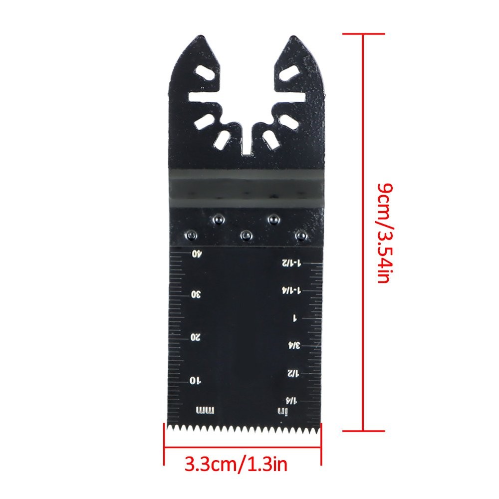 100 Pack 30mm – 90mm Universal Quick Release Durable Oscillating Tool Saw Blades