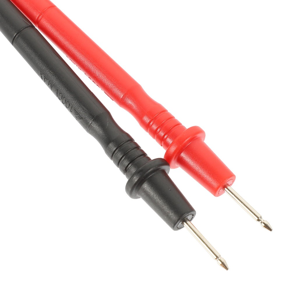 Reusable Digital Test Tool Multitester Yellow with Double Fuse and LCD Display