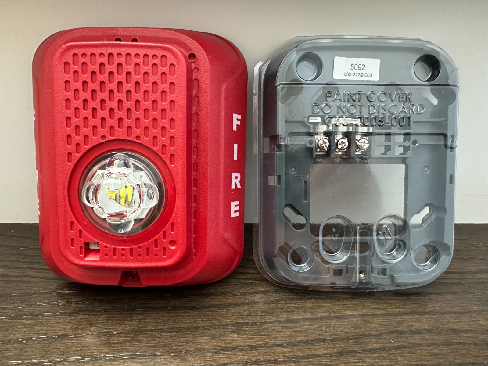 New System Sensor SRLED Fire Alarm Strobe Wall Red FREE SHIPPING !!!
