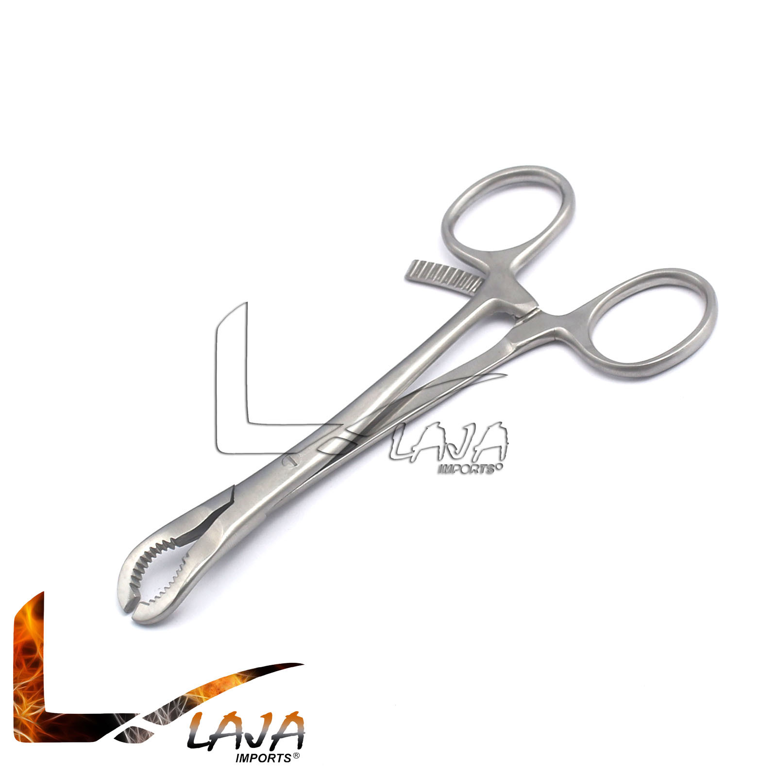 Ratchet with Reduction Bone Holding Forceps 5.5″ Orthopedic Surgical Instrument
