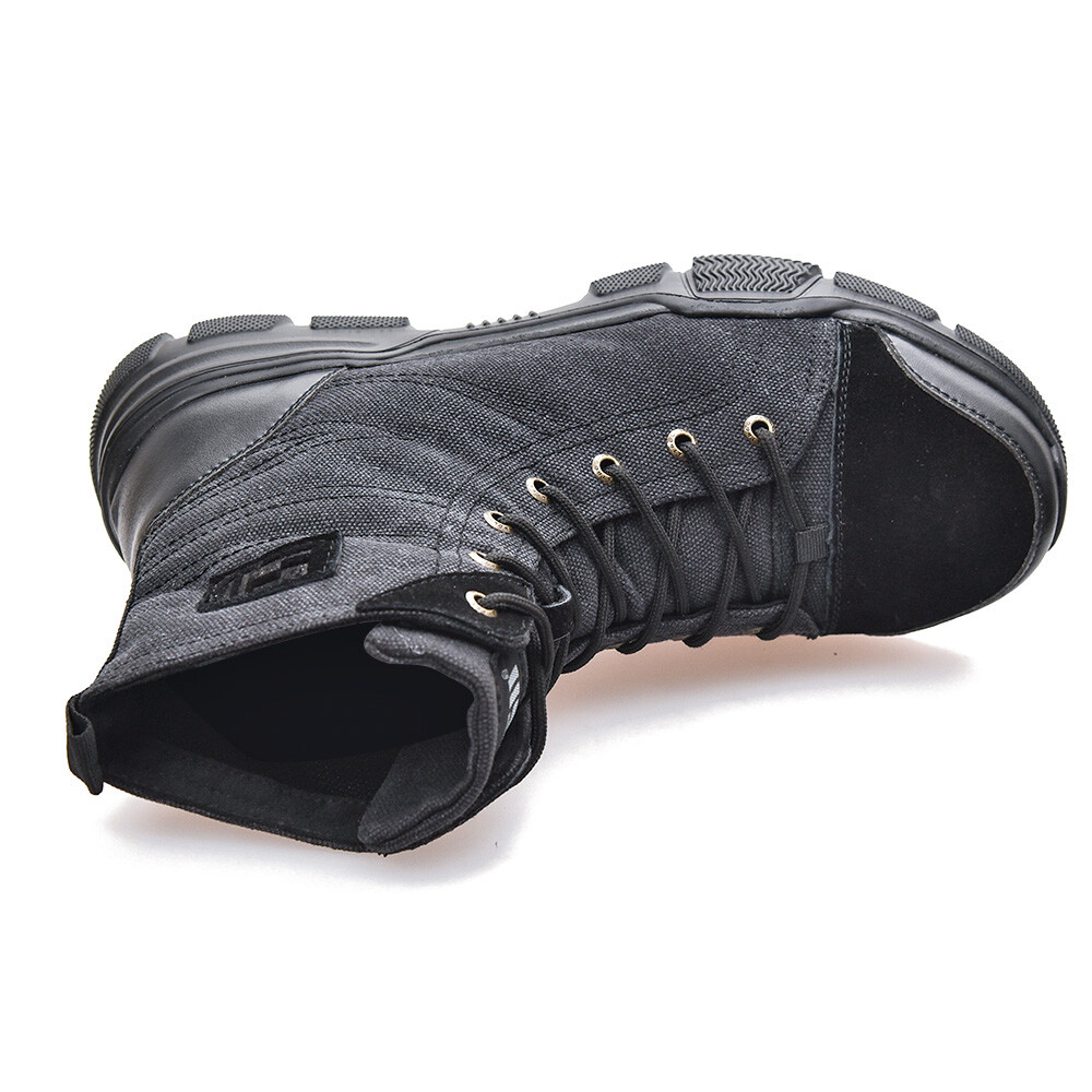SUYSTEX MEN SAFETY BOOTS ARMY MILITARY TACTICAL STEEL TOE CAP COMBAT WORK SHOES