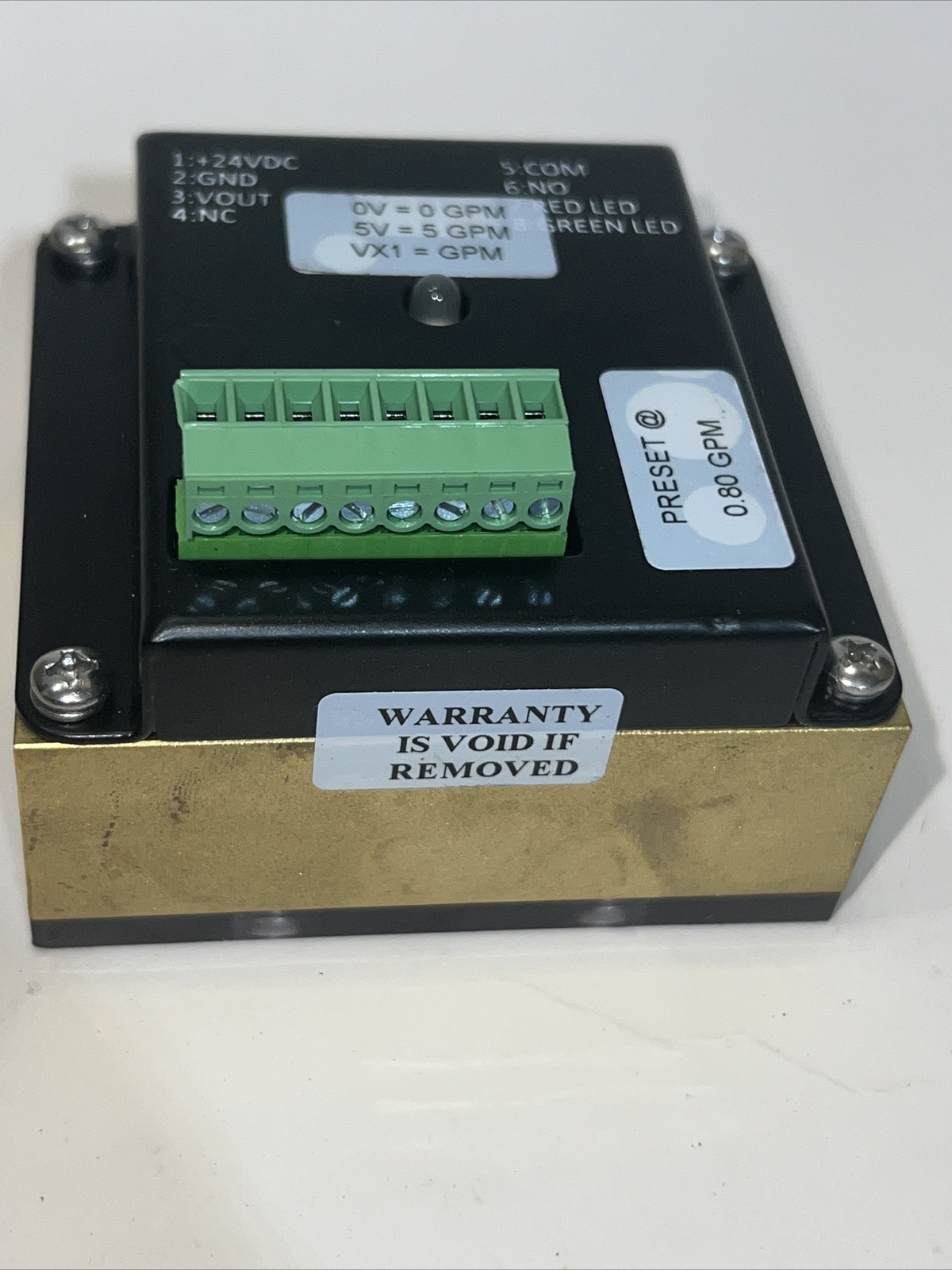 Proteus Industries 9850B24P1 Flow Transducer 24V 30 mA, Free. Shipping
