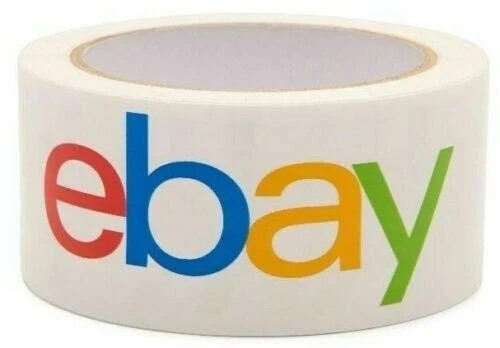 6 Rolls 2″ x 75 yds Official eBay Branded Packaging Packing Package Carton Tape