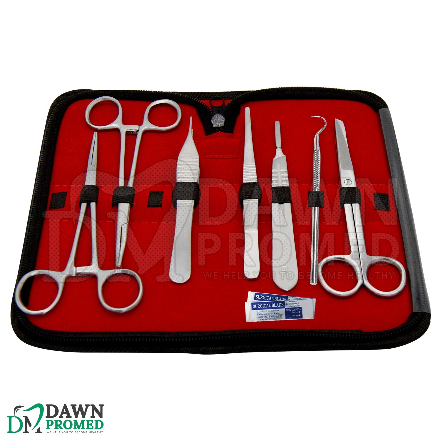 7 Pcs Home Surgical Kit Emergency First Aid Set Medical Veterinary Instruments
