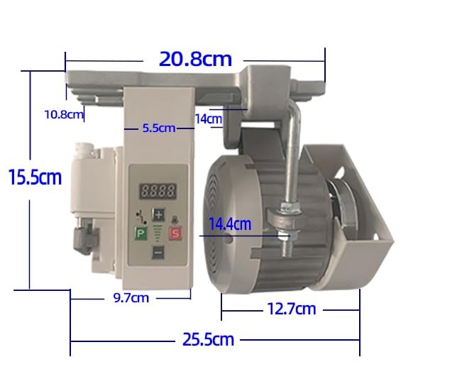 AC 110V Industrial Sewing Machine Servo Motor Three-Phases Brushless (AC110V 1HP