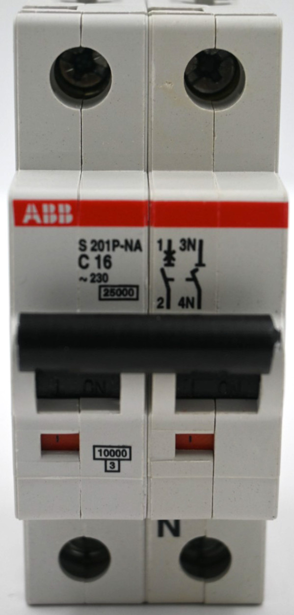 ABB S201P-C16NA Circuit Breaker 2CDS 281103 R0164 (1 BOX-5 PCS)