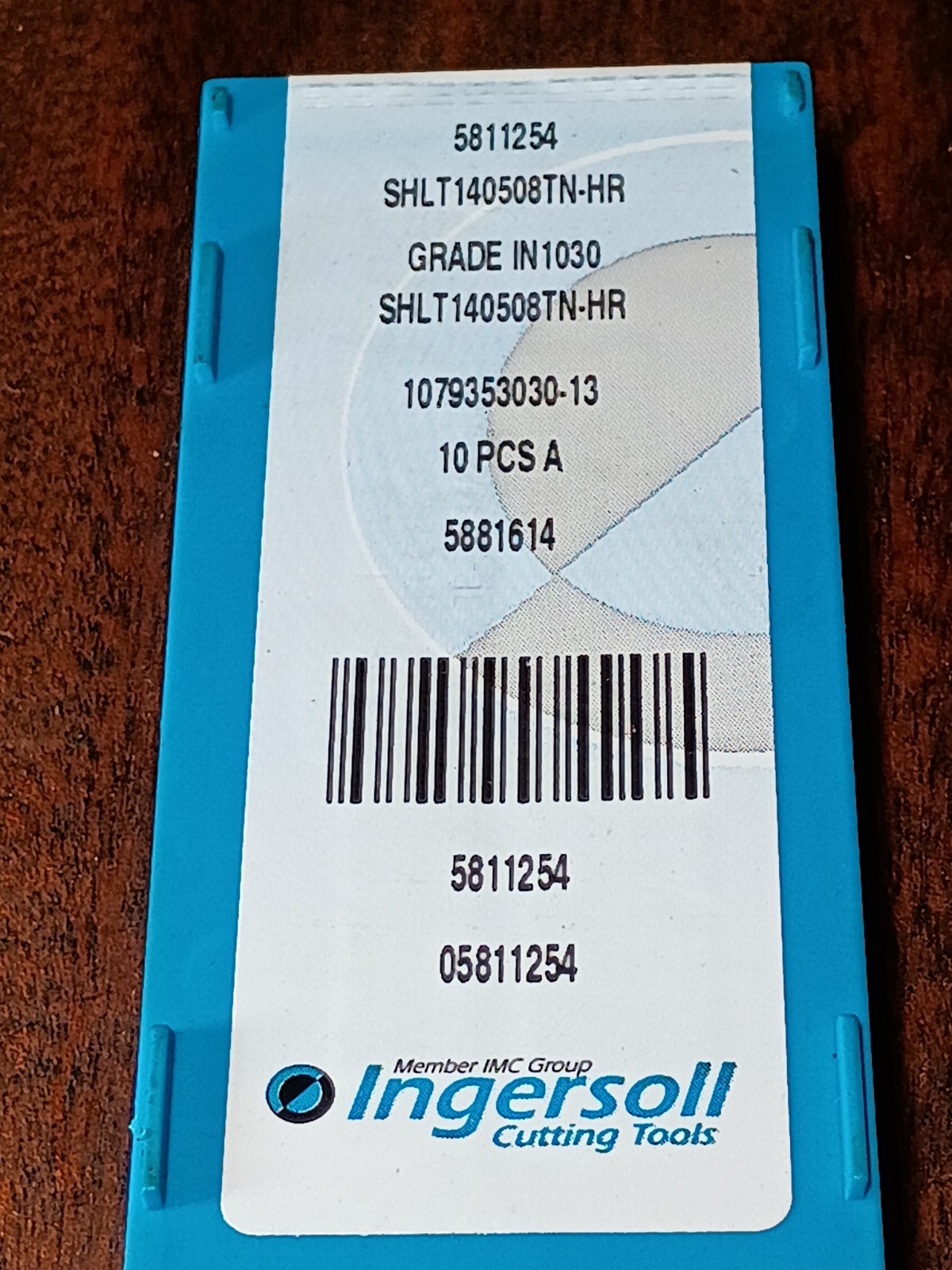(1)Ingersoll QuadBore 15C1J2081R01 2″ Mill W/ New SHLT140508TN-HR IN1030 Inserts