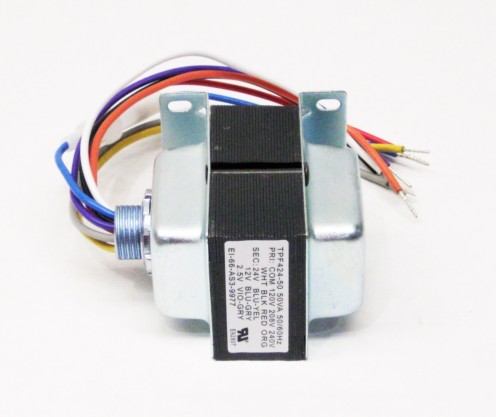 50VA Transformer Primary 120 208 240V Volt 24V, 12V, 2.5V Secondary HVAC Furnace