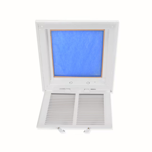 14 in. x 14 in. Steel Return Air Filter Grille for Wall or Ceiling Openings