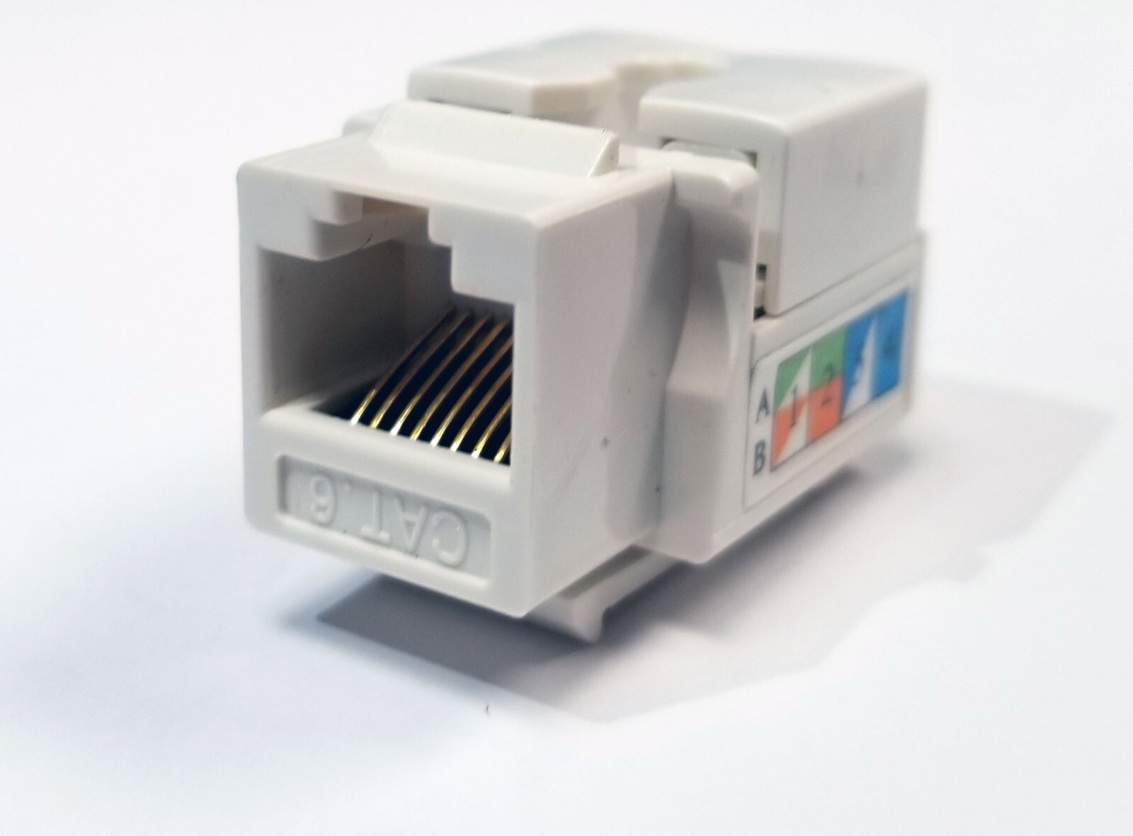 Bulk CAT6 Punchdown RJ45 Keystone Jack Network Adapter 100pcs 200pcs 500pcs