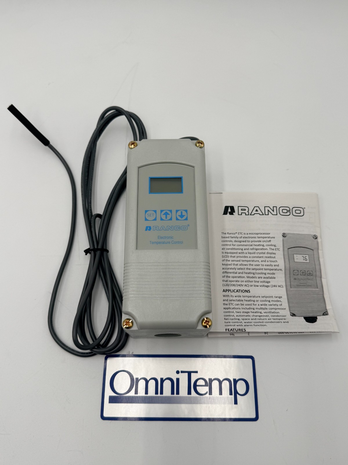 RANCO ETC -211020-000 DUAL STAGE-120-208/240V AC-SOFTWARE VERSION-3