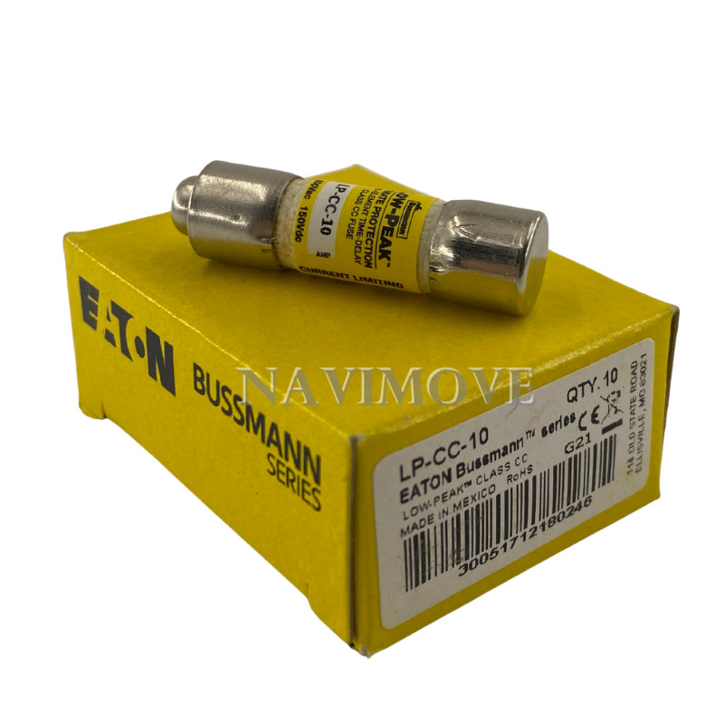 10PCS New Genuine Bussmann LP-CC-10 10A 600V Time-delay Fuse Shipped from US
