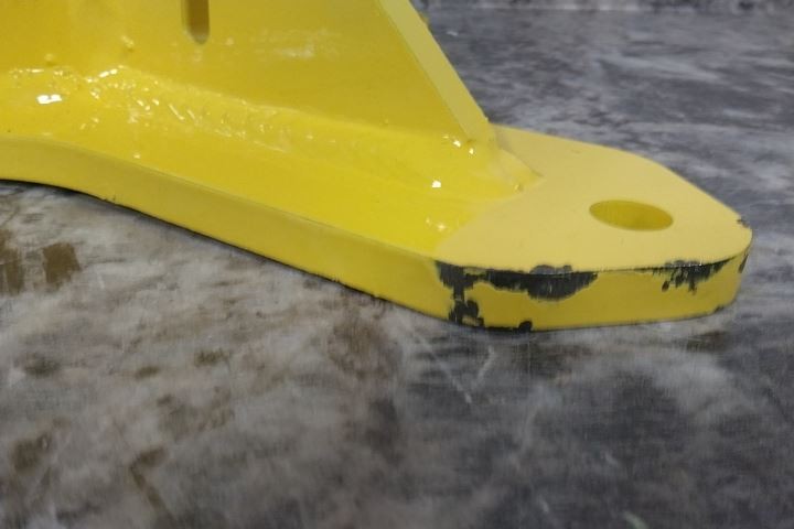 Oz Lifting Products OZPED2 3.05 In Mast Diameter 1000 Lb Cap Steel Mounting Base