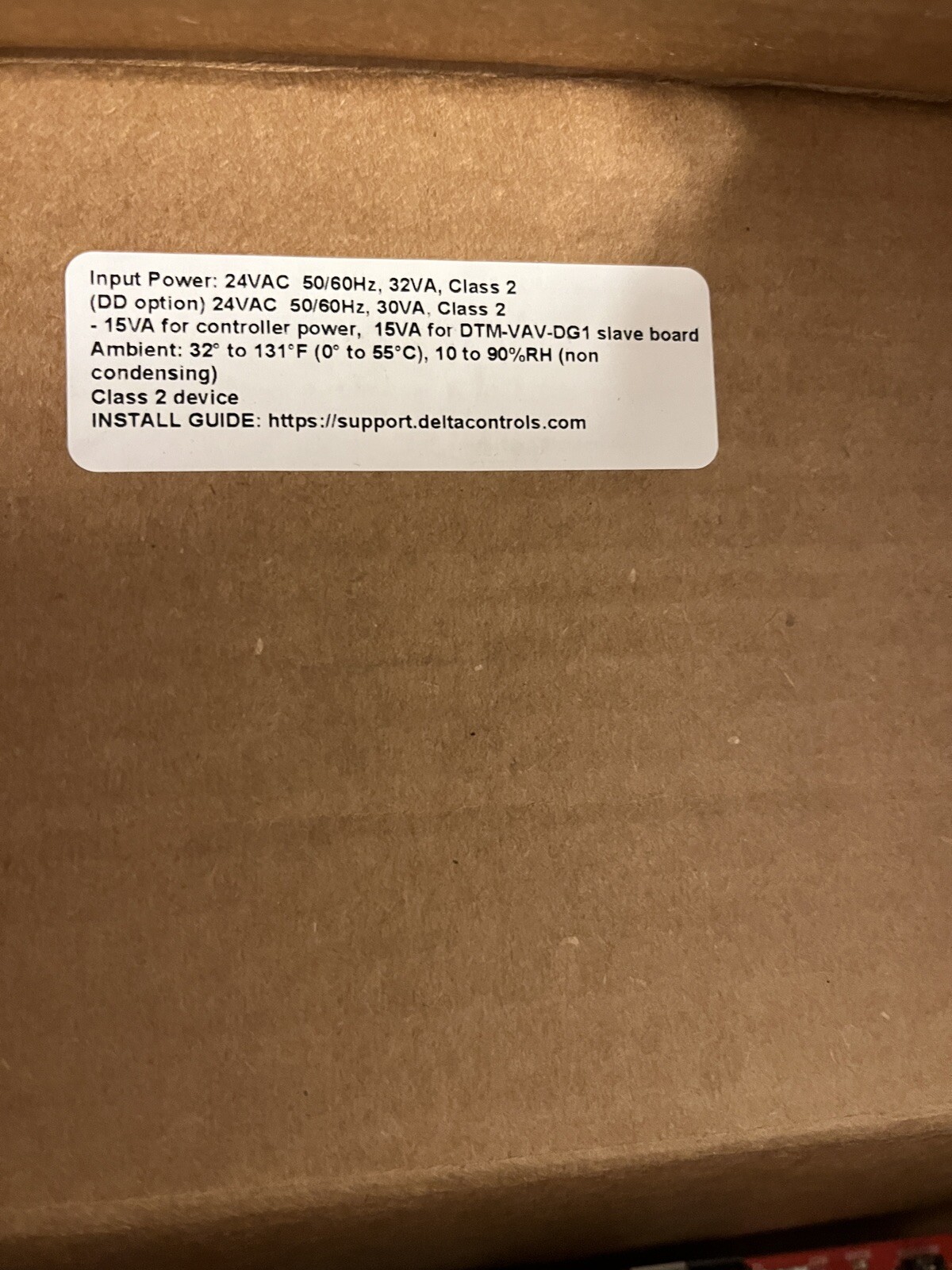 DELTA CONTROLS DVC-V322 AAFB New open Box DC-271561
