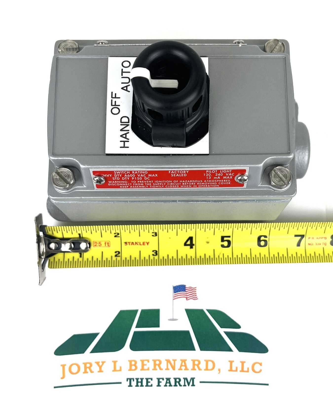 APPLETON, ED2S175102, 3/4″NPT, EXPLOSION-PROOF, SWITCH CONTROL STATION, NOS S
