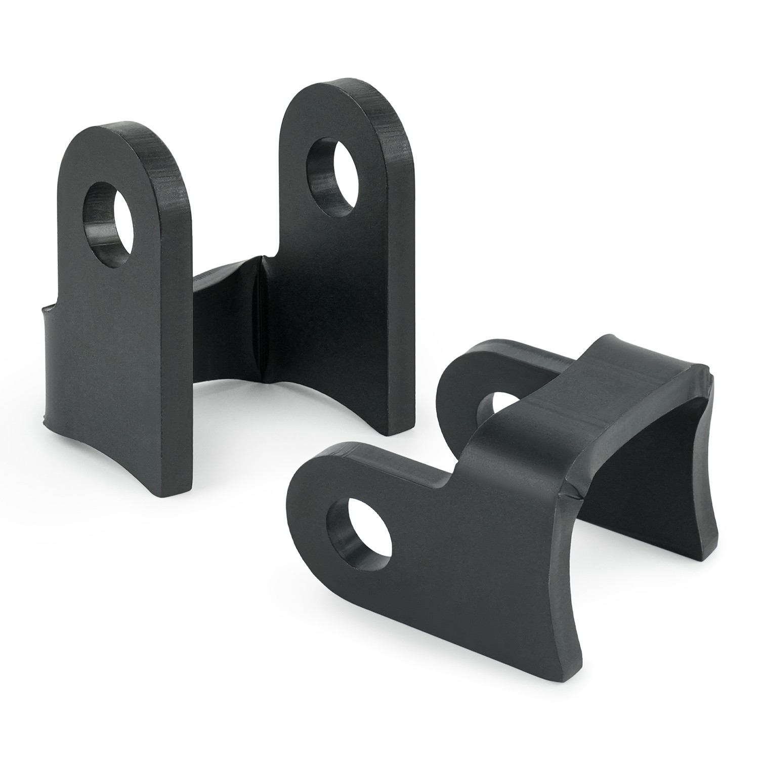 2 Pack – 3”Shock Bracket – 6mm HRP&O Steel, 1/2″ Bolt Hole, Fits 1.75″–3″ Tube