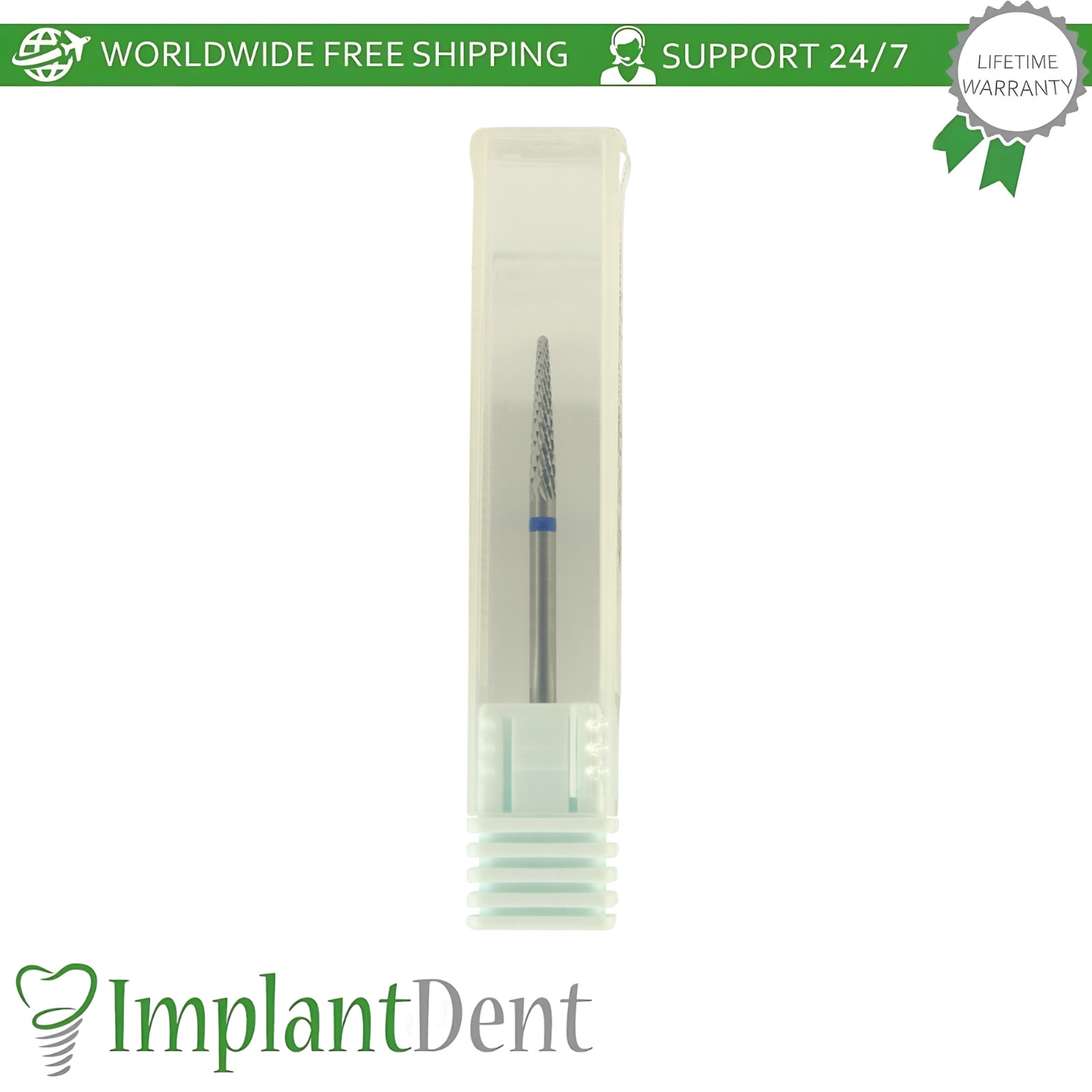 Dental Cross Cut Standard Carbide Ø2.3mm x 14.5mm Bur 5000330 Dentistry Tool