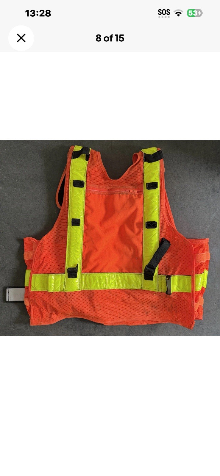 Authentic Union Pacific Railroad Safety Vest | ORR Safety | Distressed / AS-IS