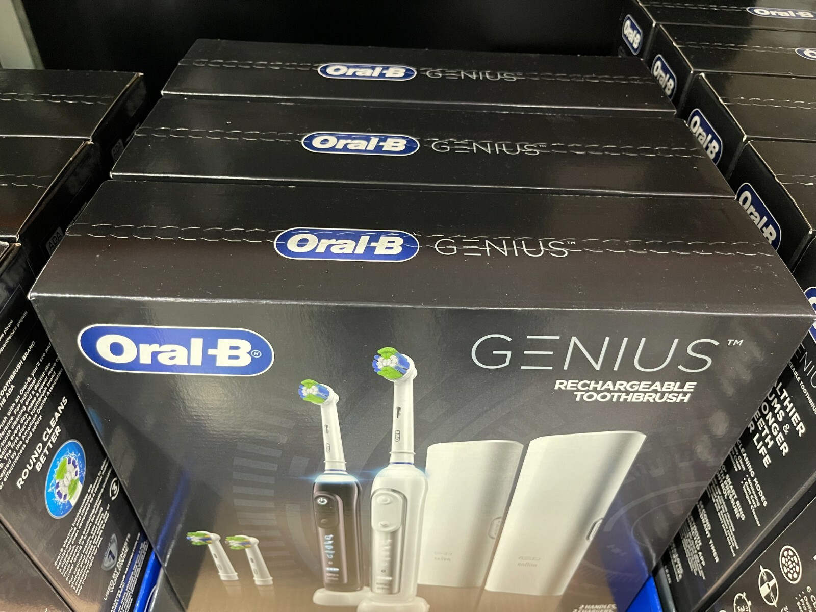 Oral-B Genius 2-Pack Rechargeable Electric Toothbrush wit Bluetooth Connectivity