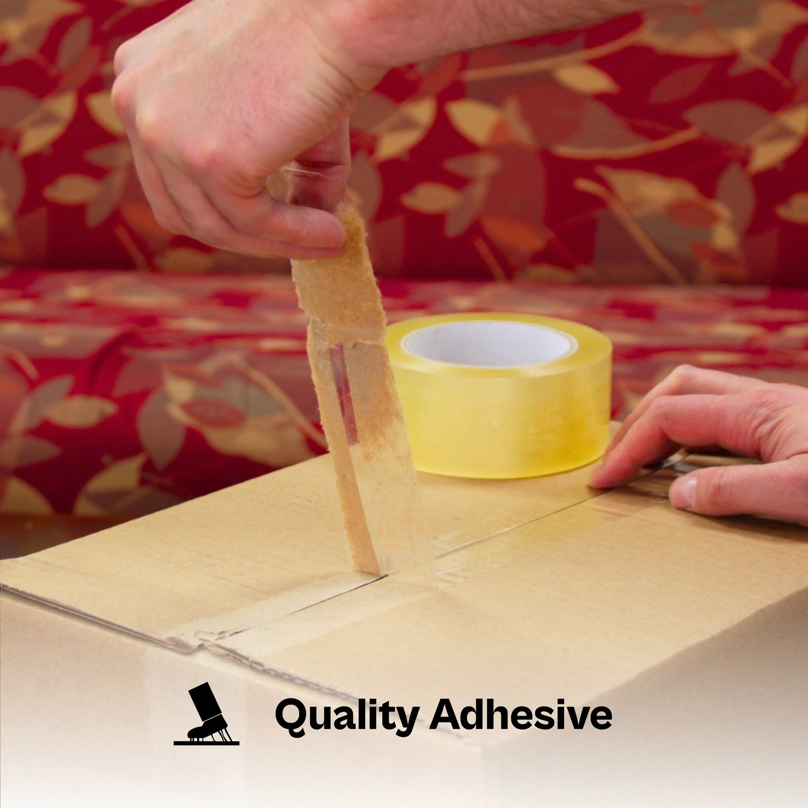 Clear Carton Sealing Packaging Tape 3″x110 Yards 2520 Rolls Packing Tape 1.6 Mil