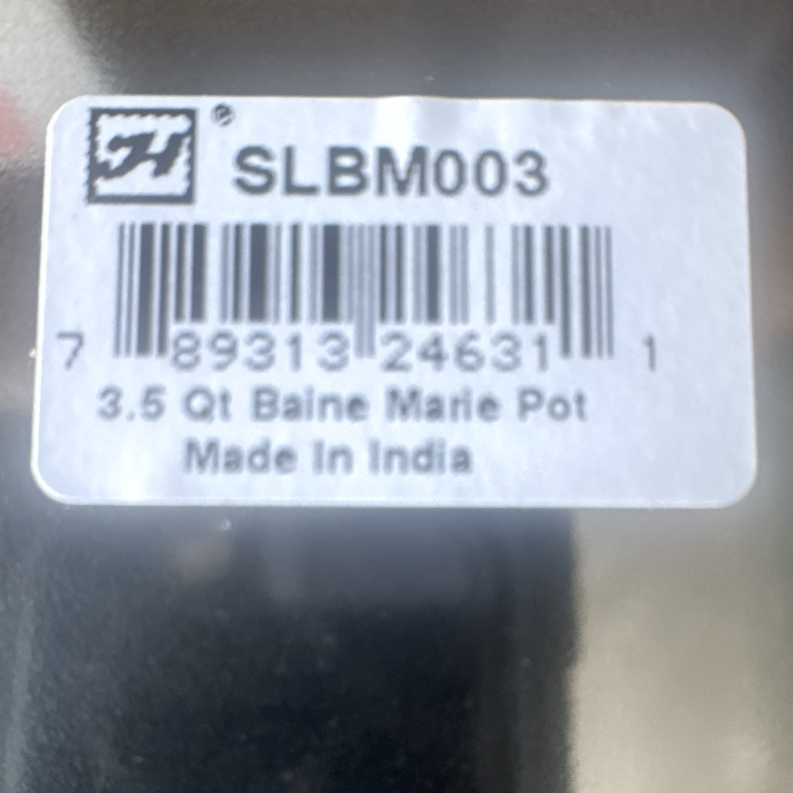 Update International Bain Marie Pot 3.5 Qt SLBM003 Made in India