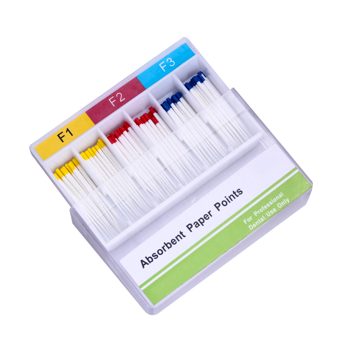 100pcs/Kit Dental Endodontic Absorbent Paper Points F1 F2 F3