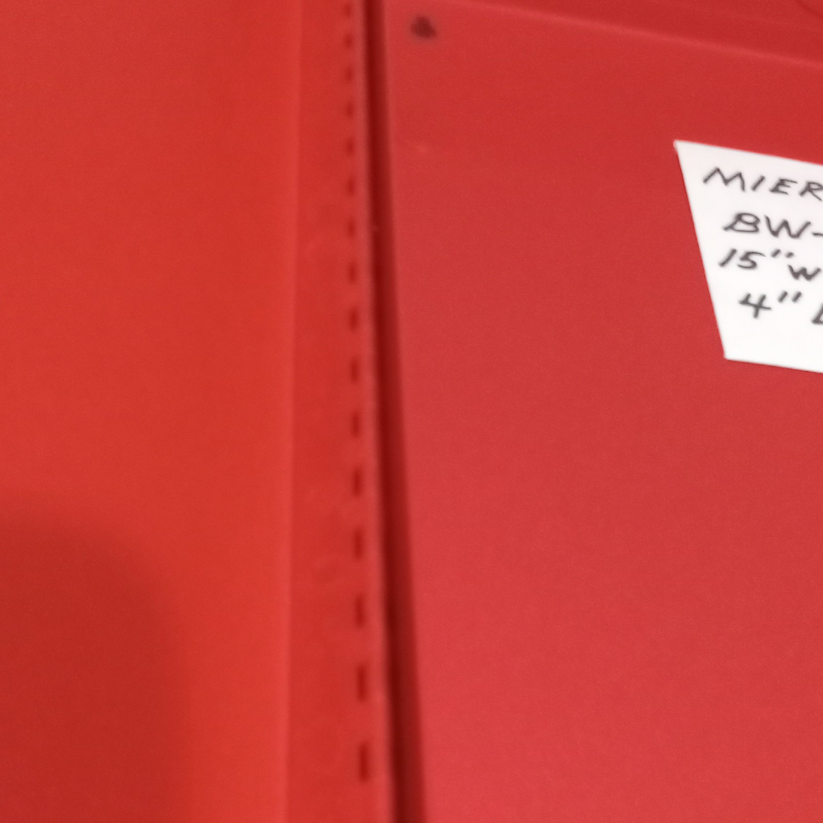 2 For $60.00 Fire alarm enclosure Mier Products Red Metal Enclosure 18x15x4