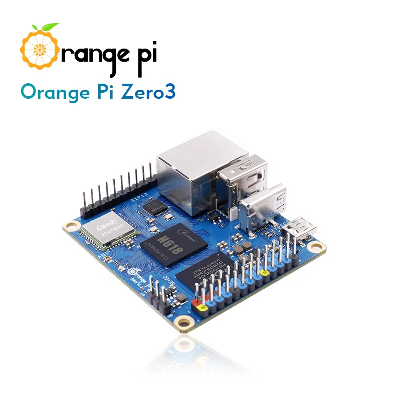 Orange Pi Zero 3 4GB RAM Allwinner H618 WiFi5 + BT 5.0 LPDDR4 16MB SPI Flash Opt