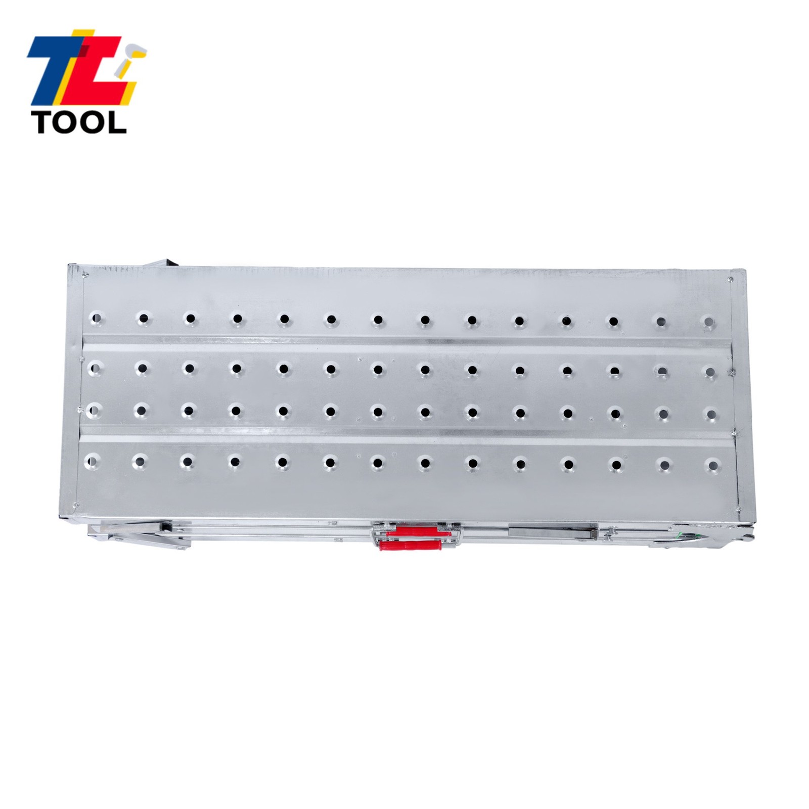 Folding Scaffolding 1.6m Adjustable Lift Height Work Platform Scaffold Aluminum