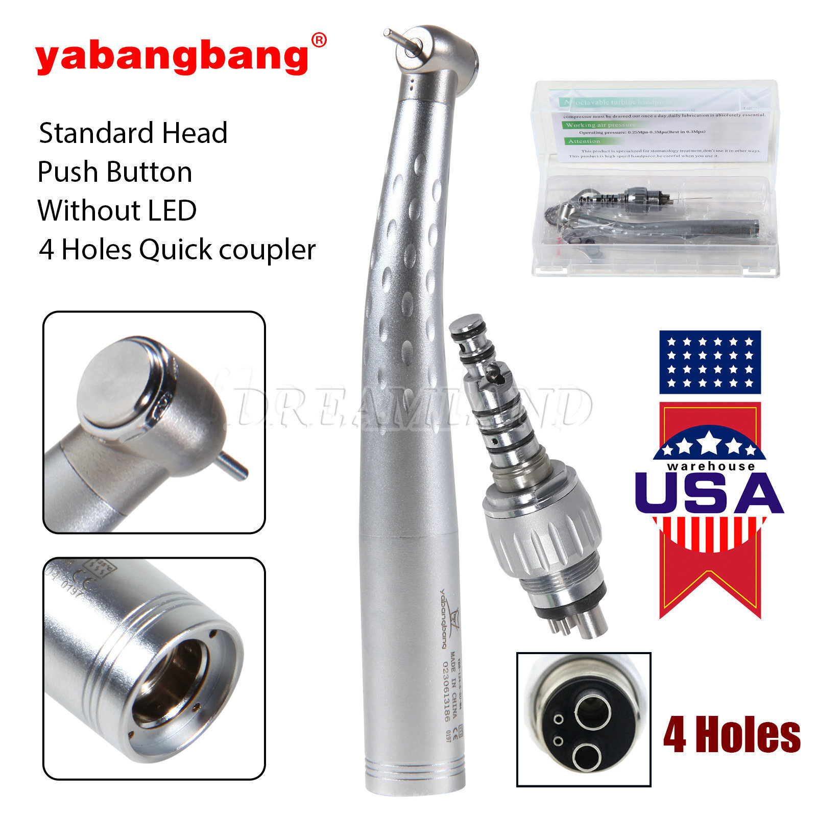 Dental Lab Marathon Electric Micromotor Contra Angle/Straight Handpiece Polisher