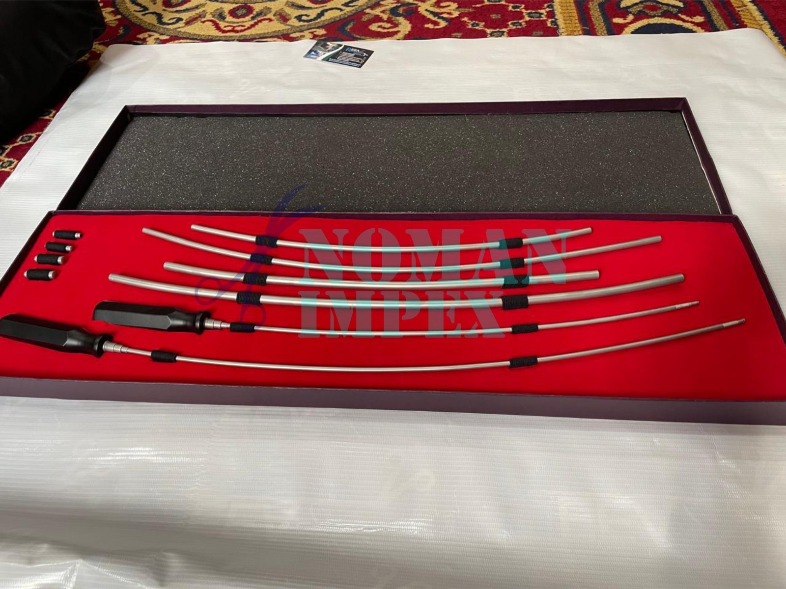 High Quality 6 and 8mm Kit 50cm/65cm Slight Curve Sheaths Vascular Tunneler