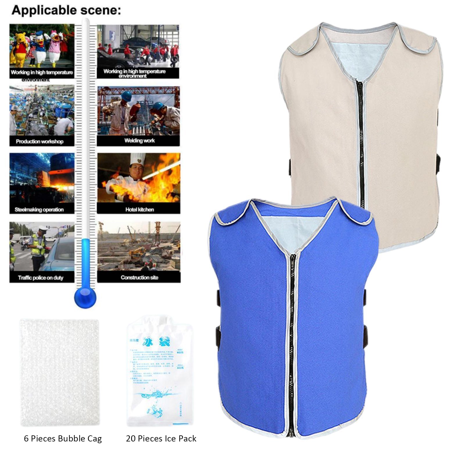 Cooling Sport Vest Summer Cooling Clothing Practical Cooling Vests for Women Man