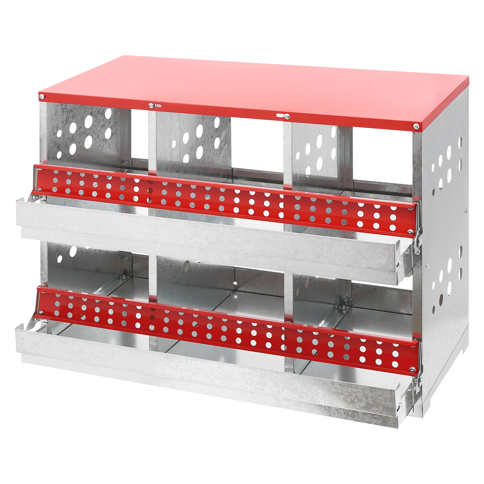 6 Hole Nesting Box for Chickens, Chicken Nesting Boxes, Hens Coop Laying Box