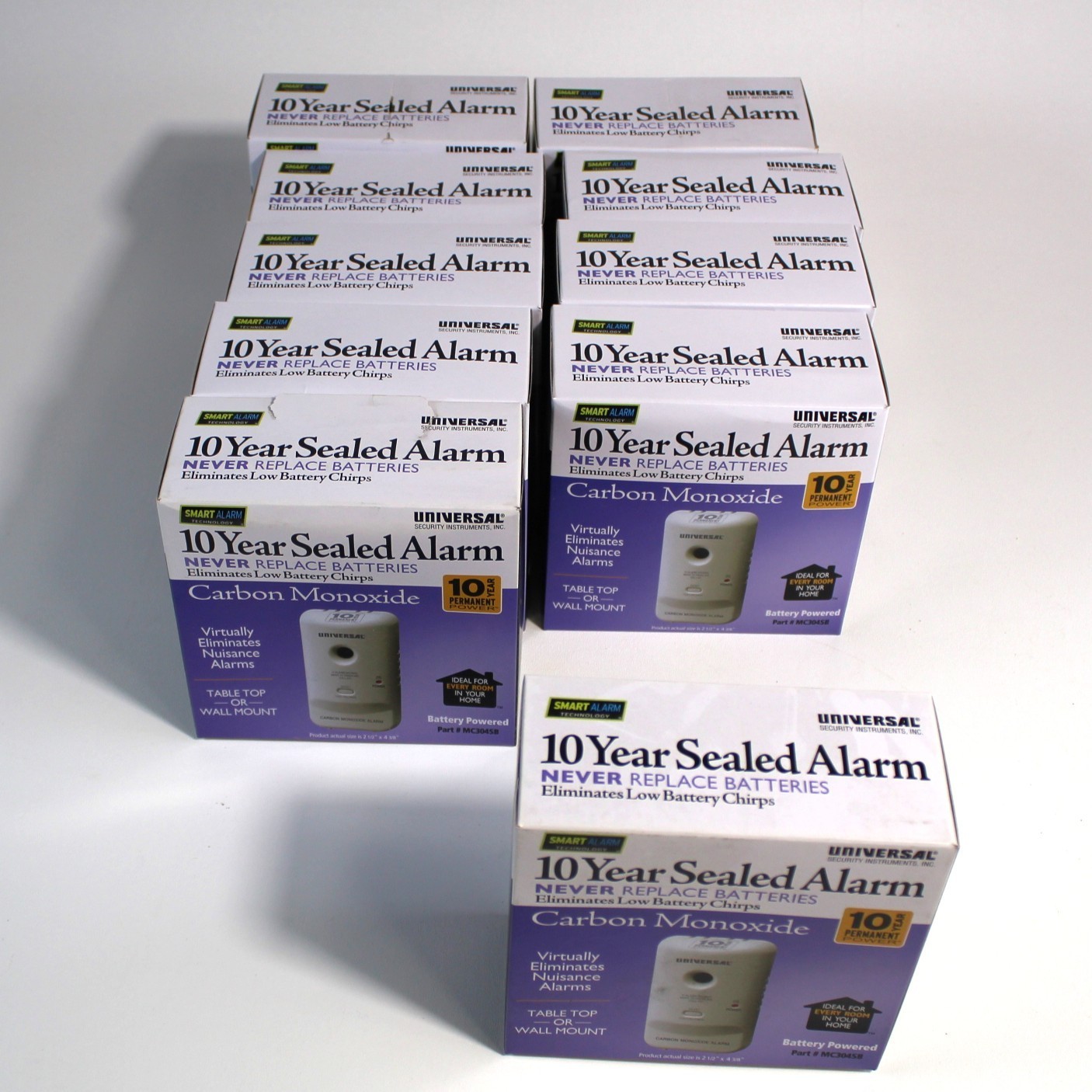 USI Carbon Monoxide 10yr. Tamper Proof Sealed Battery Smart Alarm Part MC304SB