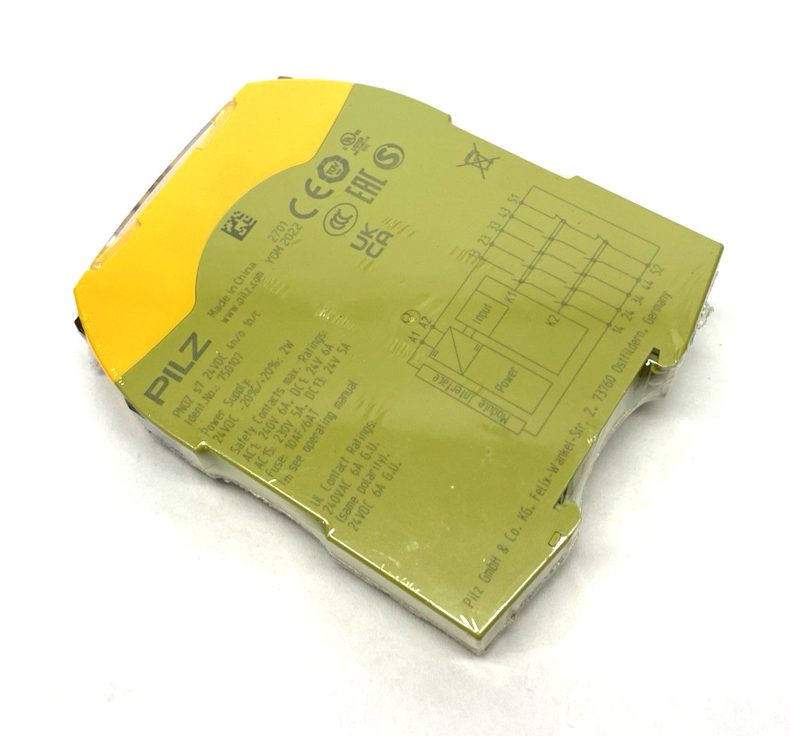 Pilz 750107 Sigma Safety Expansion Contact Relay PNOZ s7 24VDC 4 n/o 1 n/c