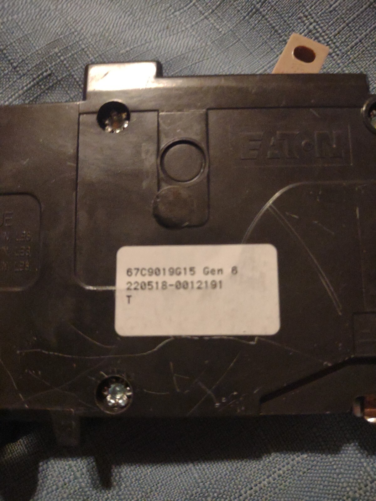 Eaton CHFP120AF Plug-In Mount Type CH Circuit Breaker 20amp