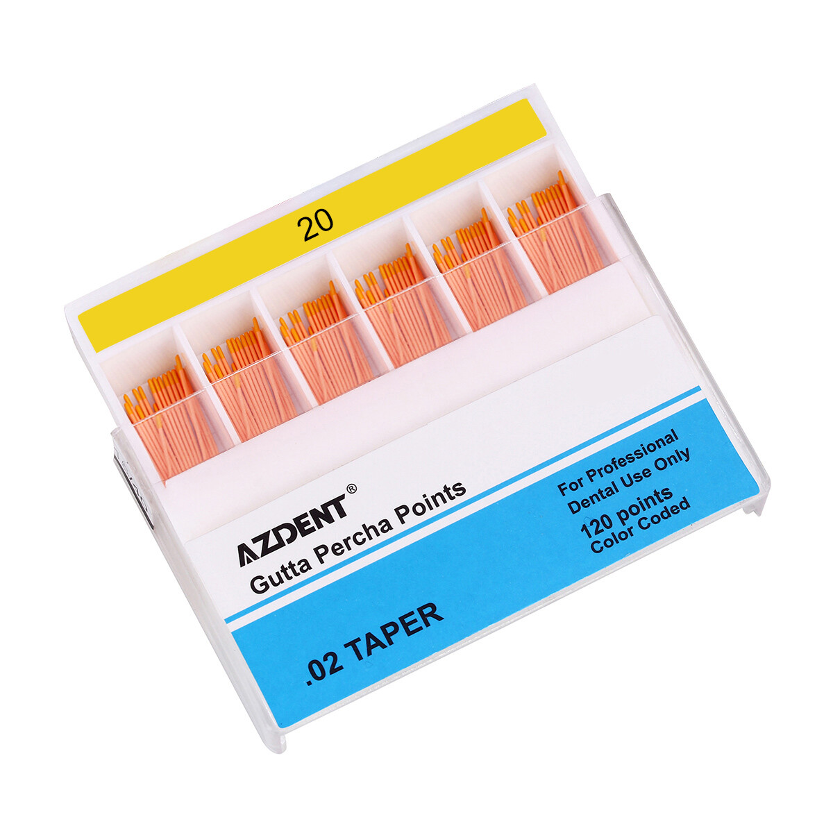 AZDENT Dental Gutta Percha Points/Absorbent Paper Points Endodontic Root Canal