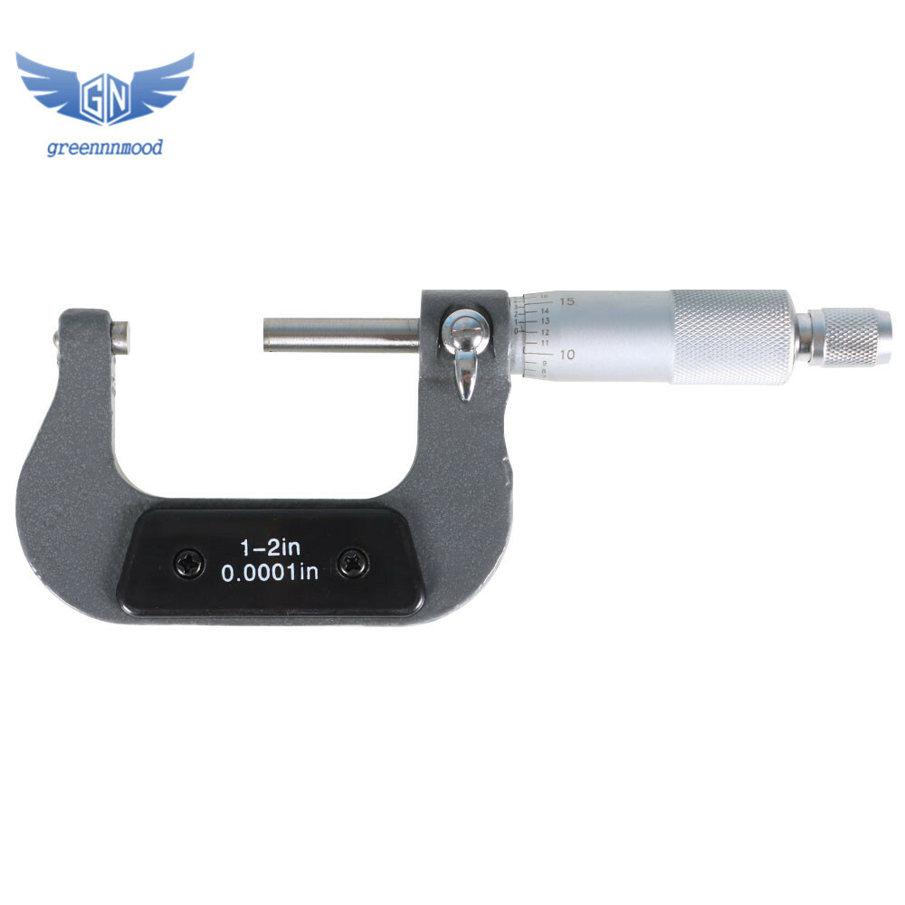 New 1-2″ Precision Outside Micrometer 0.0001″ Carbide Tipped