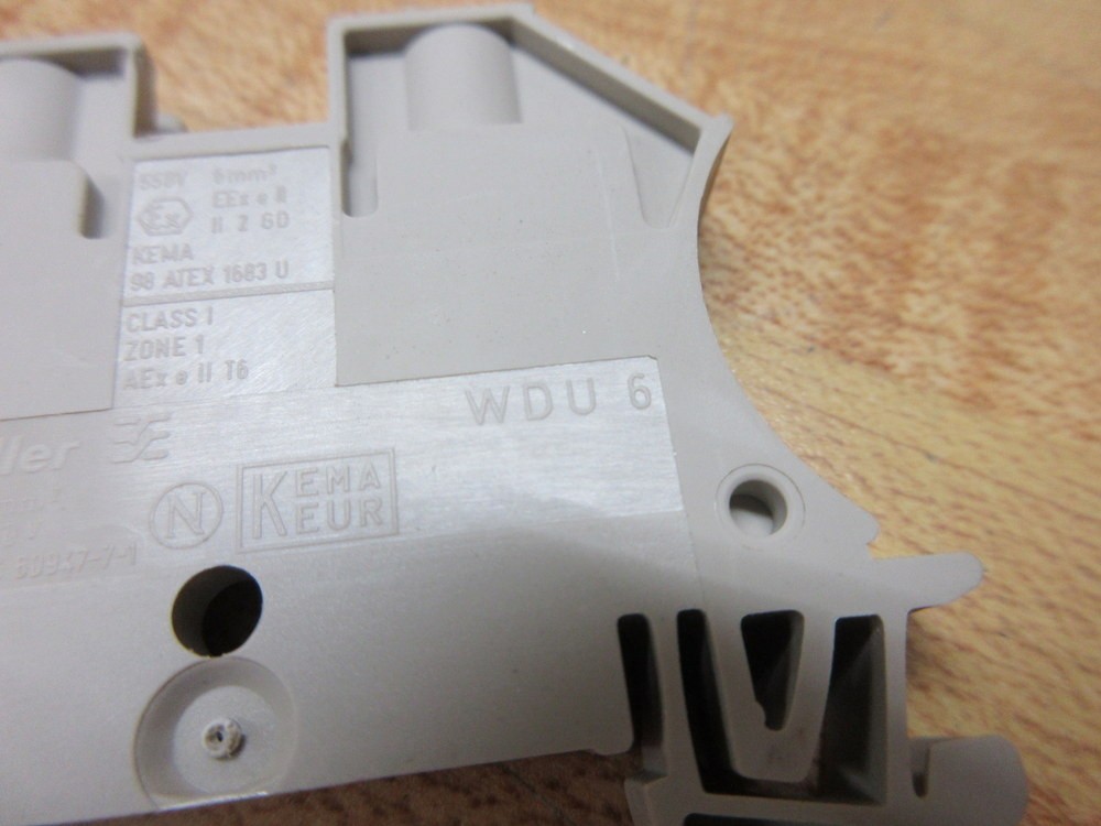 Weidmuller WDU 6 Terminal Block WDU6 1020200000 (Pack of 10)