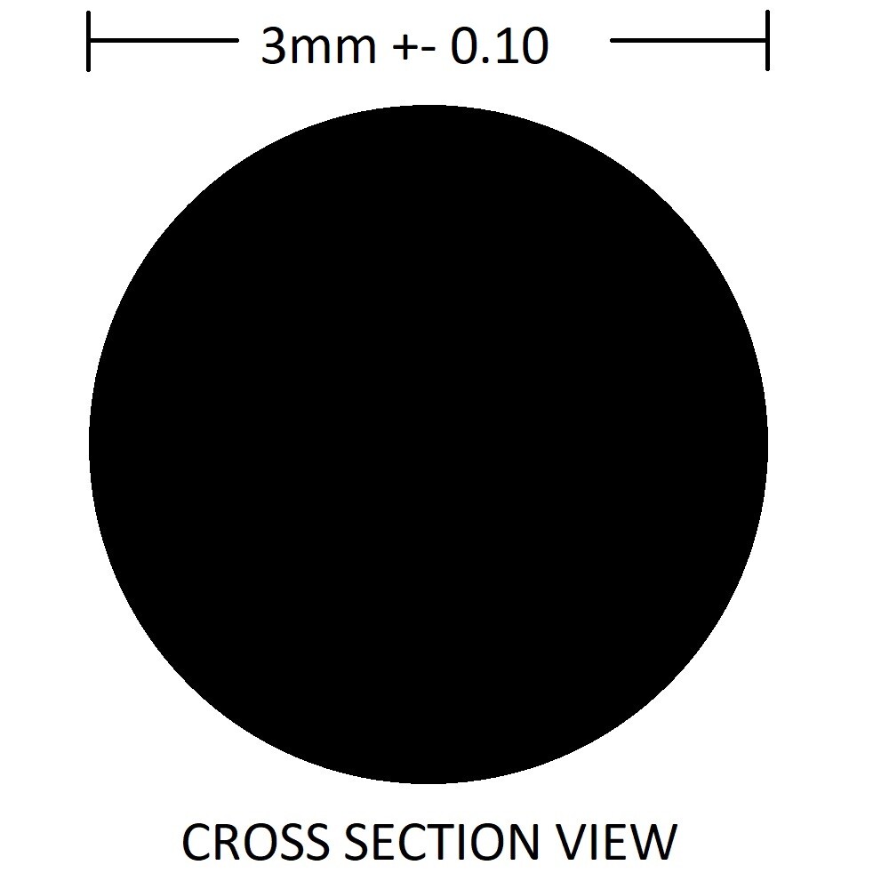 MT MOR-139X3 – 139mm ID X 145mm OD 70 Buna O-Ring